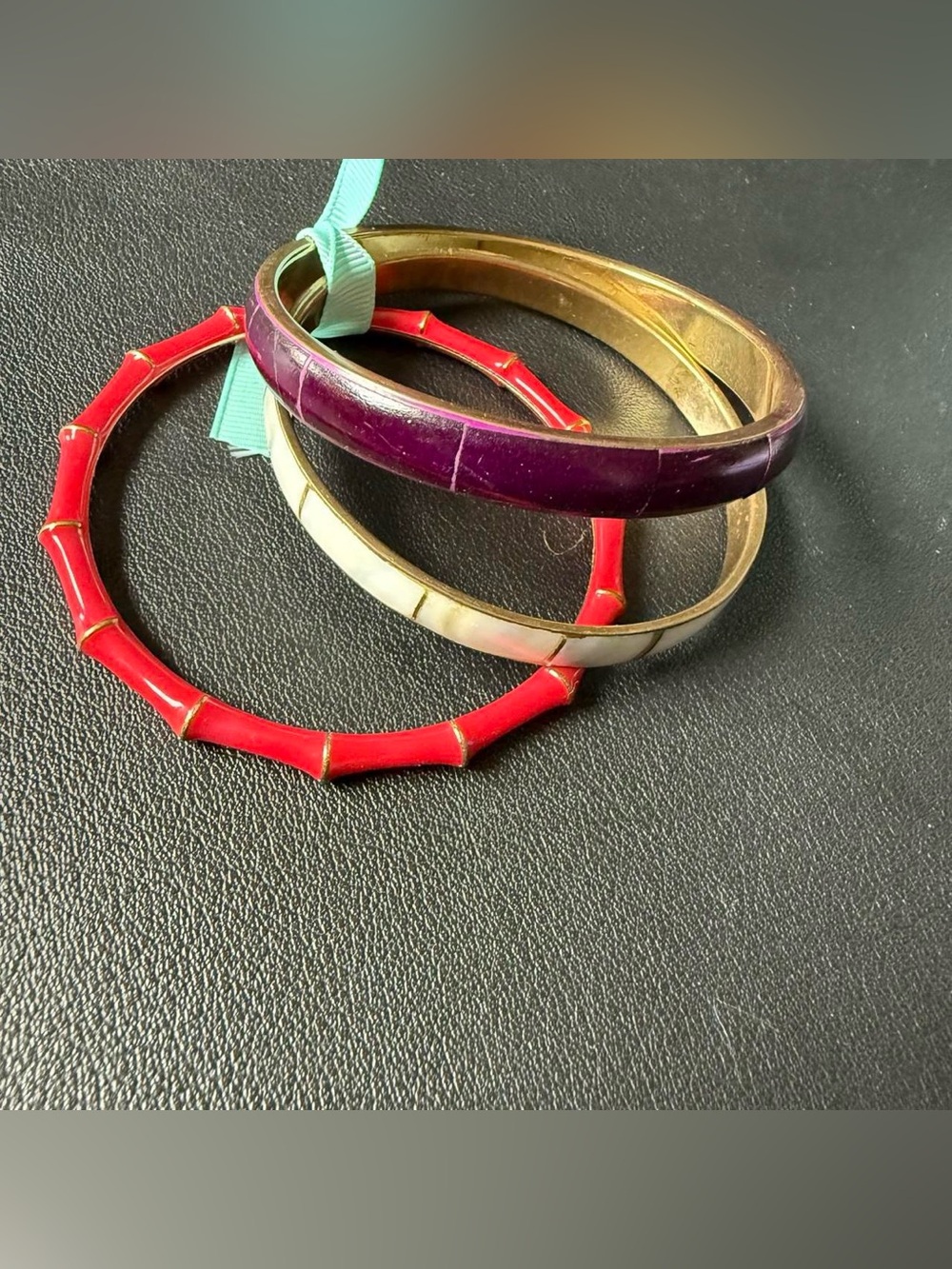 3 Fun Bangle Bracelets Colorful